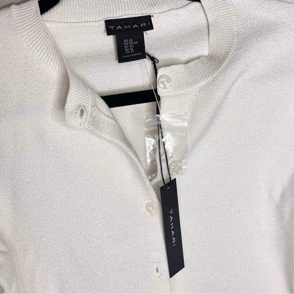 White Button-Up Cardigan - Picture 7 of 9